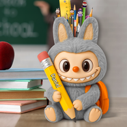 Fluffy Buddy Wooden Pen Holder Personalized Gifts For Kids 02NALU240725