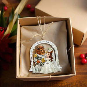 Couple's First Christmas Acrylic Ornament - Personalized Christmas Gifts 01TGLU170925