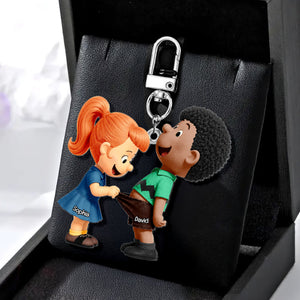 Troublemaker Couple Acrylic Keychain - Personalized Gifts For Couples 02OHQN240726