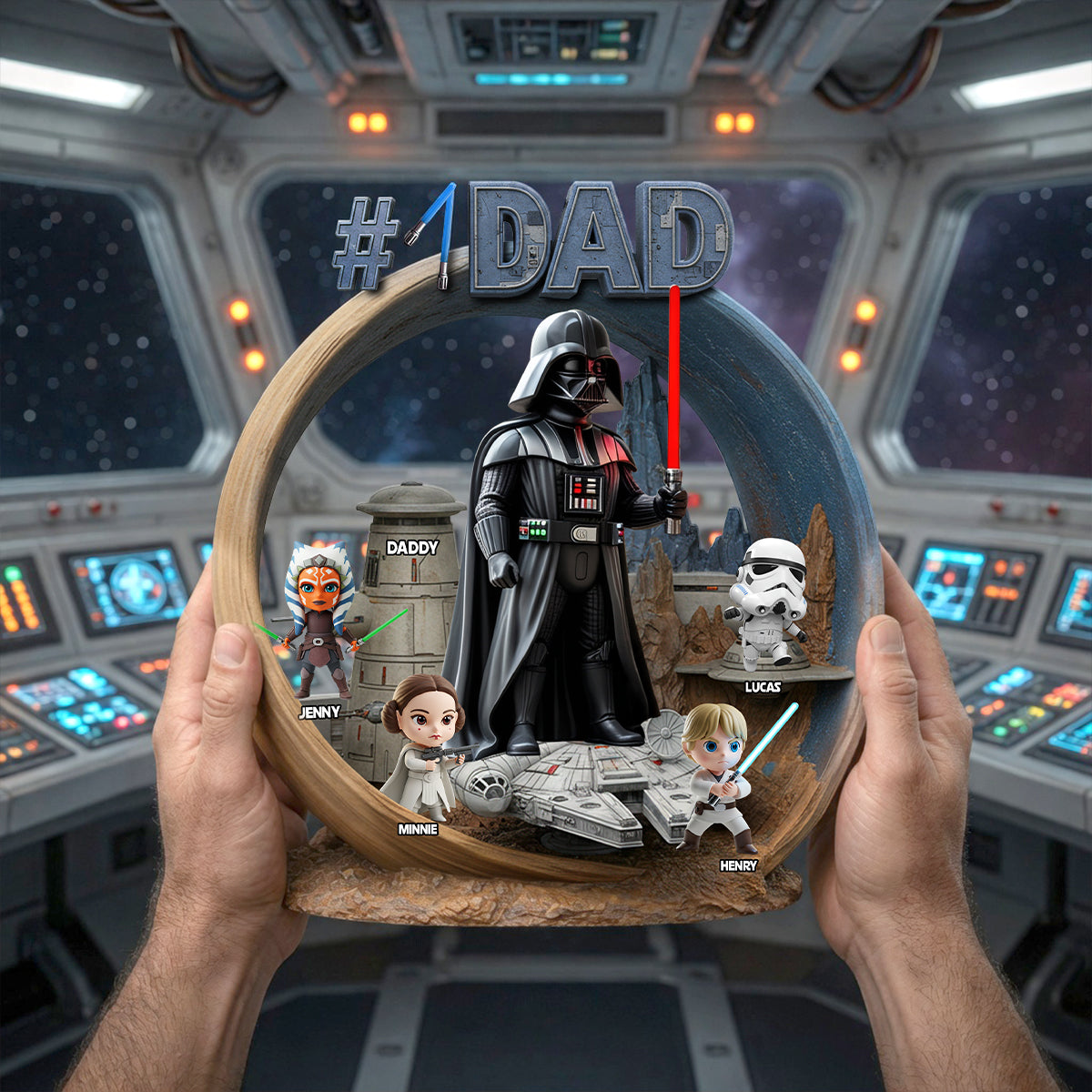 Strongest Dad Acrylic Plaque, Personalized Father's Day Gifts For Dad 02qhtn240426