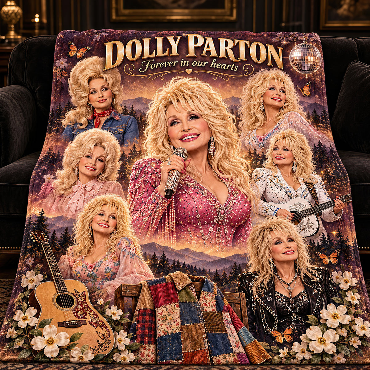 Humble Flamboyant Lady Blanket, Personalized Gifts For Music Lovers 04qhdt011026