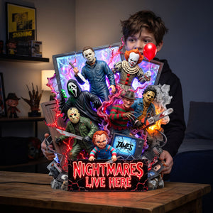 Villain Acrylic Light Box -  Personalized Gifts For Horror Lovers 03tylu230726