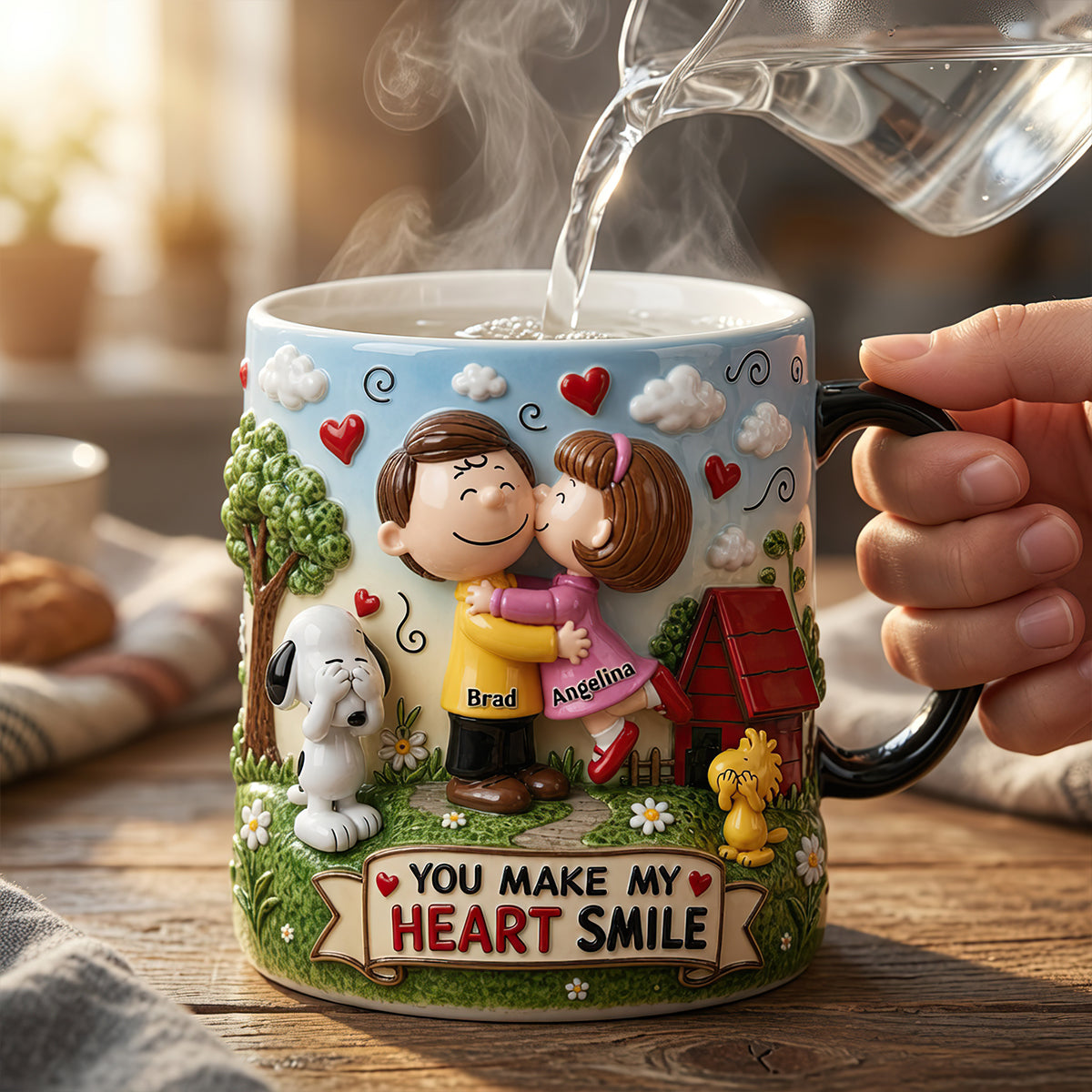 Heartfelt Couple Magic Mug - Personalized Gift For Couples 01TYDT250726