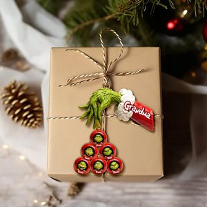 Green Monster Family Ornament - Personalized Gifts Christmas 05QHLU170925