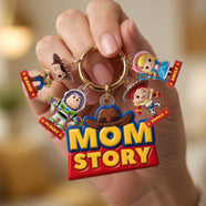 Lovely Characters Tag Keychain - Personalized Gifts 021tyqn230426