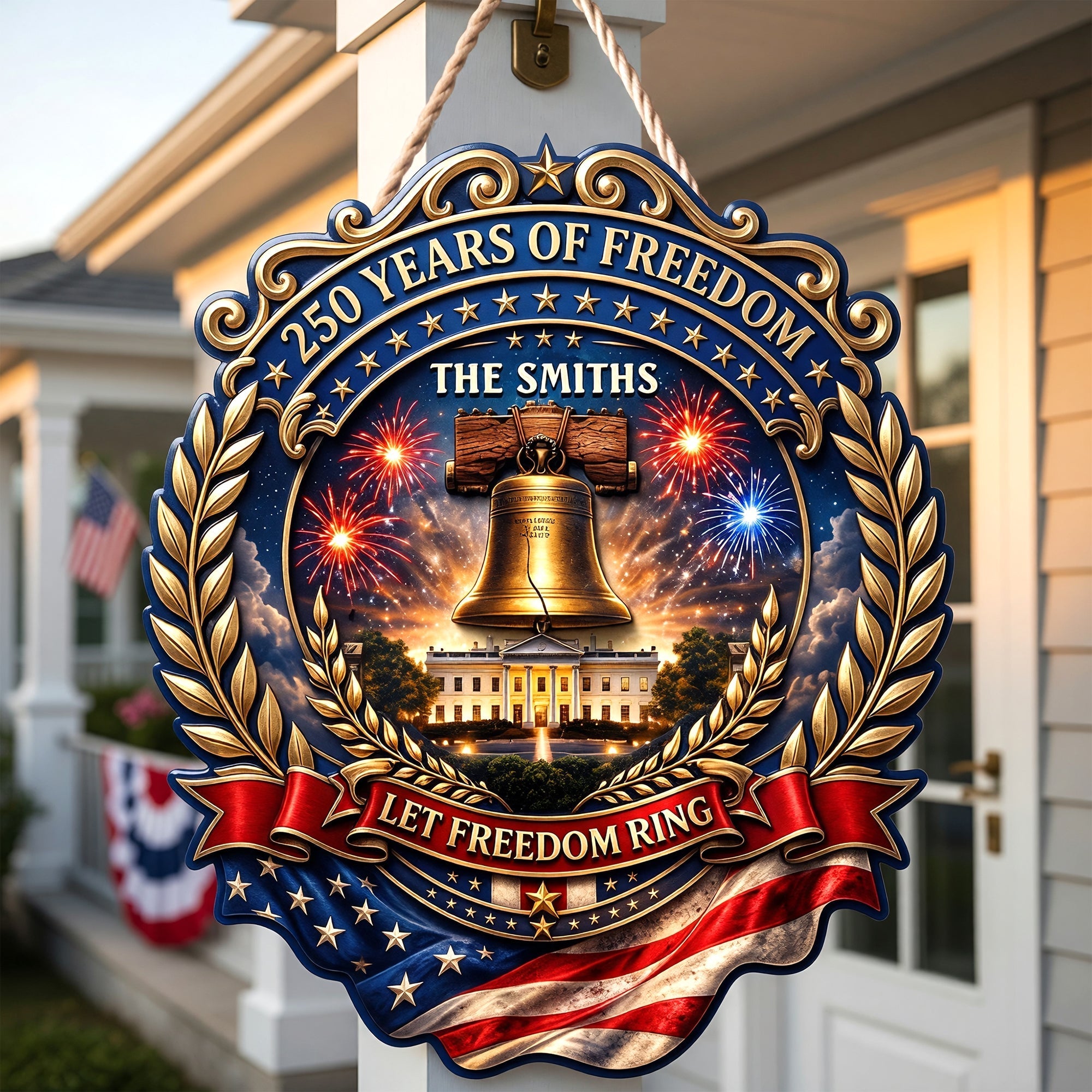 250 Years Of Freedom Acrylic Sign - Personalized Gifts For Family 02toqn300526 - Acrylic Sign - GoDuckee