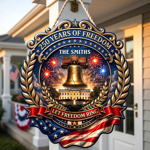 250 Years Of Freedom Acrylic Sign - Personalized Gifts For Family 02toqn300526 - Acrylic Sign - GoDuckee