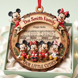 Sweet Family Ornament - Personalized Christmas Gifts For Family 03padt221026