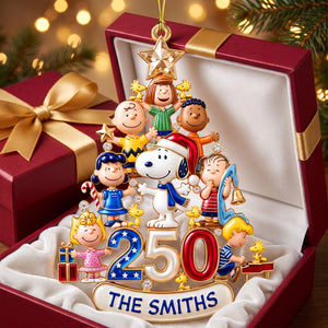 Nostalgic Cartoon Acrylic Ornament - Personalized Gift For Family 03PGQN220826