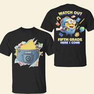 Cute Cartoon Shirt Personalized Back To School Gifts For Kids 01tgtn310725