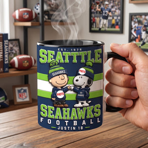 Best Buddies Game Day Accent Mug - Personalized Gift For Sport Lovers 03HUTN050826