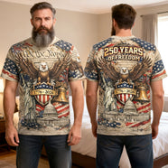 250th Anniversary 3D Shirt – Personalized Gifts For Patriots 02hutn280126 - AOP Products - GoDuckee