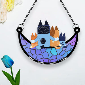 Personalized Gifts For Family Suncatcher Ornament 03nadt250424-Homacus