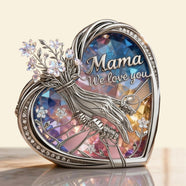 Mom & Children Holding Hands Love Acrylic Plaque - Personalized Gifts For Mom 04qhlu120326-Homacus
