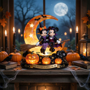 Couple Halloween Acrylic Light Box Personalized Gifts For Couple 06PGDT010826