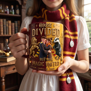 Fantasy House Divided Magic Coffee Mug - Personalized Gifts For Couple 05ohlu130726