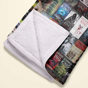 Horror Author Collection Blanket  - Personalized Gifts For Horror Lovers Blanket 02HULU021026