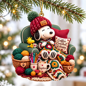 Cozy Crochet Christmas Ornament - Personalized Gifts For Craft Lovers 06TTQN260926