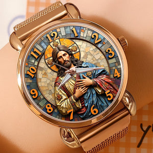Jesus Blessing Watch – Personalized Gifts For Jesus Lovers 01huqn250725