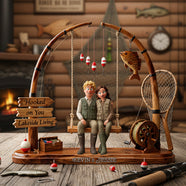 Fishing Couple Acrylic Plaque - Personalized Gifts For Couples 01ohta220126