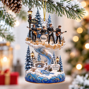 The Beatles Heavenly Music Ornament, Personalized Gifts For Music Lovers 05qhqn220926