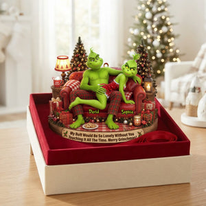 Funny Couple Acrylic Ornament - Personalized Gifts For Christmas 05ohlu010826