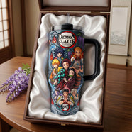 Attack Squad 40oz Tumbler With Handle - Personalized Gifts 05QHLU150626