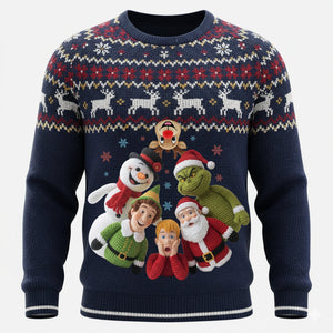 Funny Holiday Ugly Sweater - Personalized Christmas Gifts 02NAQN051125