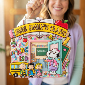 Welcome Room Door Acrylic Sign - Personalized Gifts For Teacher 08tydt290726
