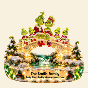 Furry Mischief Family Acrylic Light Box - Personalized Christmas Gifts For Family 02ohdt241026
