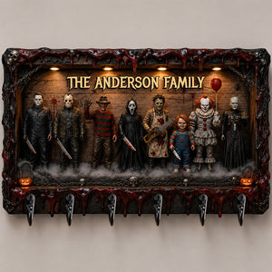 Spooky Key Hanger For Horror Lovers - Personalized Gifts For Family 04nadt170726