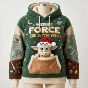 Merry Force Be With You Shirt - Personalized Gifts For Christmas Universe Theme Shirt 04NADT170926