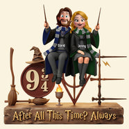 Fantasy Wizard Couple Acrylic Plaque - Personalized Gifts For Couple 02natn300526