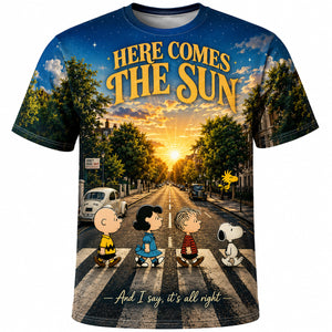 The Beatles Across Sunny Acoustic Melodies 3D Shirt - Personalized Gifts For Rock Lovers 01nadt290726