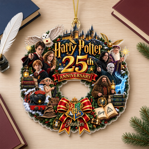 25th Anniversary Fantasy Christmas Ornament - Personalized Gifts For Fantasy Lovers 07ohqn091026