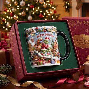 Merry Mischief Christmas Ceramic Coffee Mug - Personalized Gifts 04TYTN010826