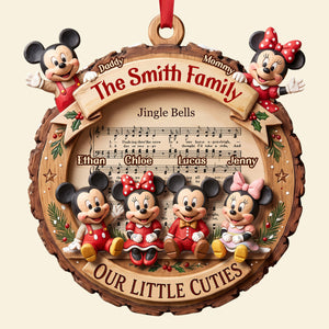 Sweet Family Ornament - Personalized Christmas Gifts For Family 03padt221026