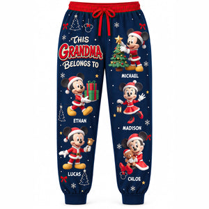 Lovely Christmas Sweatpants - Personalized Christmas Gifts For Grandma 05tydt011026