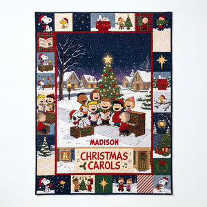 Winter Pals Snow Day Blanket -  Personalized Gift For Christmas 02TTDT021026