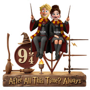 Fantasy Wizard Couple Acrylic Plaque - Personalized Gifts For Couple 02natn300526