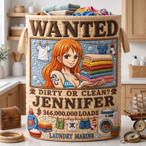 Wanted Adventure Laundry Basket - Personalized Gifts 03paqn110726