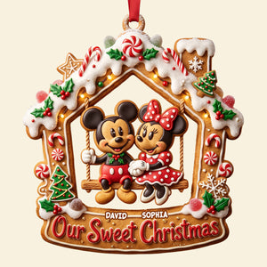 Couple Gingerbread Christmas Ornament - Personalized Gifts For Couple 08pgdt261026