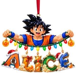 Name Art Legend Warrior Ornament - Personalized Gift For Christmas 03OHTN260926