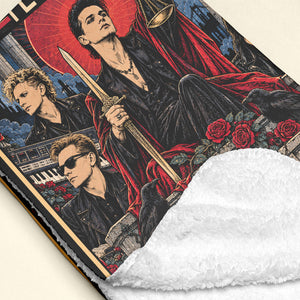 Electric Nights Depeche Mode Tarot Blanket - Personalized Gifts For Music Lovers 08HULU281026