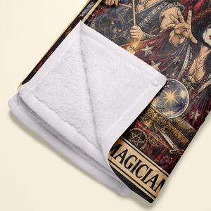 KISS Rock And Roll Tarot Card Blanket  - Personalized Gifts For Music Lovers 07HULU281026