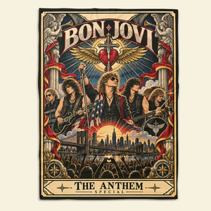 Bon Jovi Band Tarot Blanket - Personalized Gifts For Music Lovers 06hutn291026