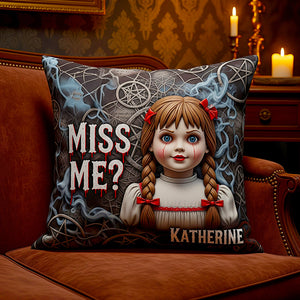 Personalized Halloween Gifts For Horror Lovers Square Pillow 02HUDT210825
