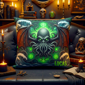 Personalized Halloween Gifts For Horror Lovers Square Pillow 02HUDT210825