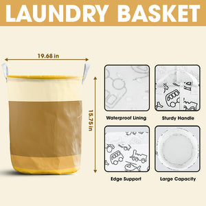 You And Me Laundry Basket - Personalized Gifts For Couple 02PAQN010726-Homacus
