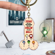 Super Sperm Dad Keychain - Personalized Gifts For Dad 021ohti190525